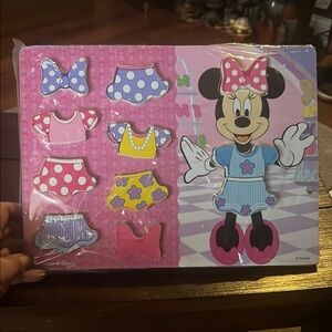 Disney Minnie Mouse Dress-Up chunky Puzzle by Melissa & Doug